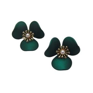 Eloquii Pop of Color Flower Earrings
